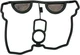 Moose Racing Head Cover Gasket 0934-1469 Moose Racing Head Cover Gasket 0934-1469