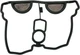 Moose Racing Head Cover Gasket 0934-1469 Moose Racing Head Cover Gasket 0934-1469