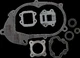 Moose Complete Gasket Kit 0934-6102 for 1990-2018 FOR YAMAHA PW 50 Moose Complete Gasket Kit 0934-6102 for 1990-2018 FOR YAMAHA PW 50