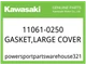 Kawasaki OEM Part 11061-0250 GASKET,LARGE COVER